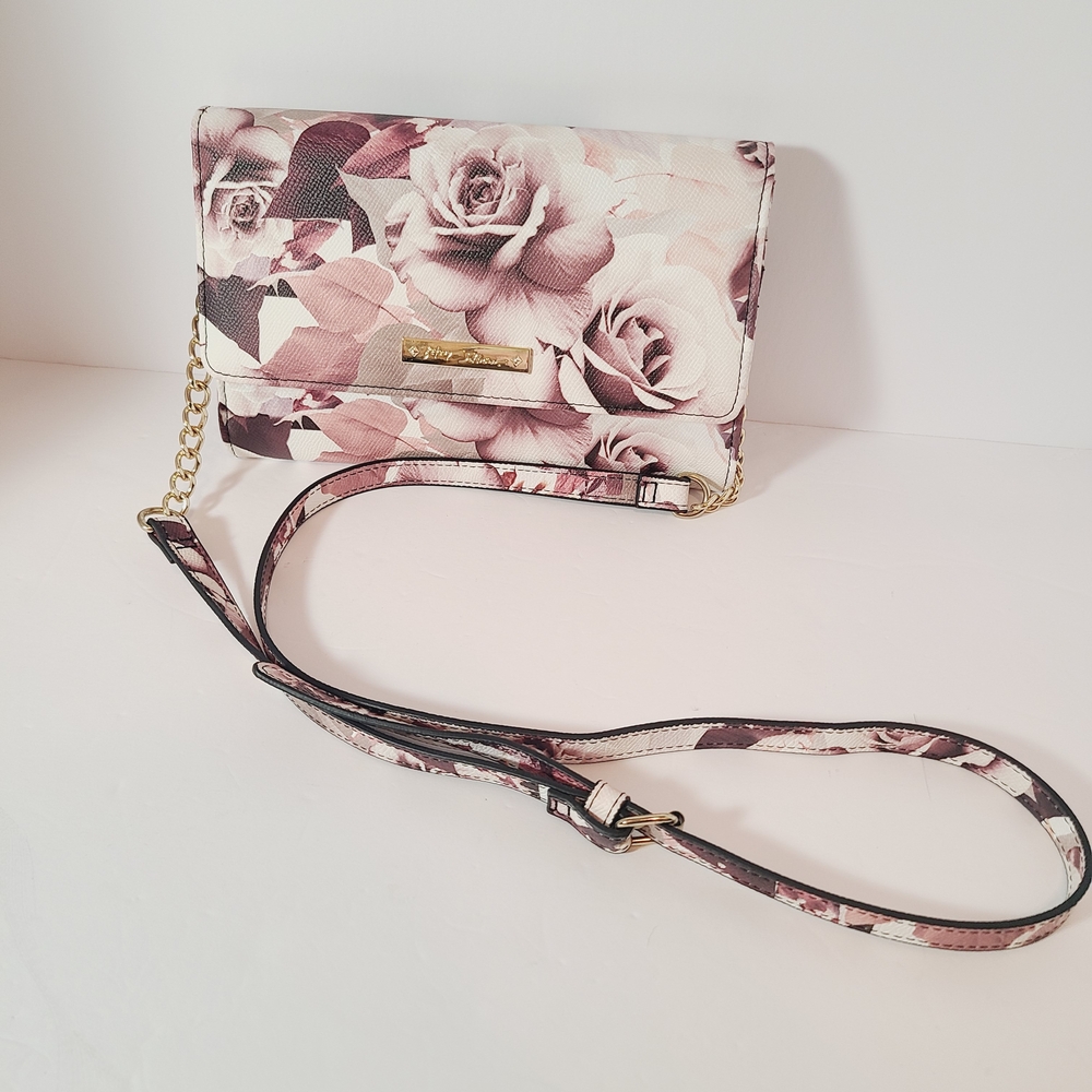 Betsey Johnson Floral Women's Crossbody/Clutch - Picture 5 of 10